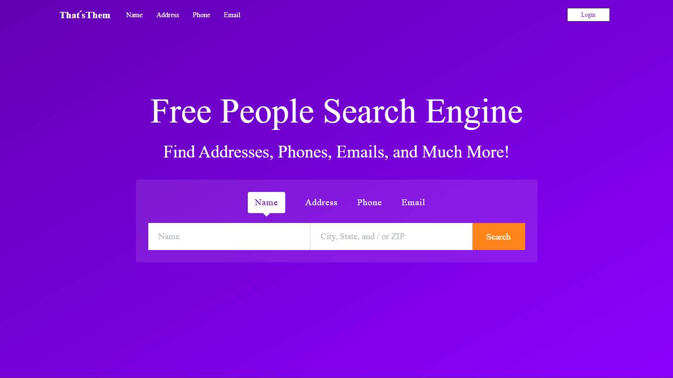 Free People Search | Reverse Phone Lookup | ThatsThem